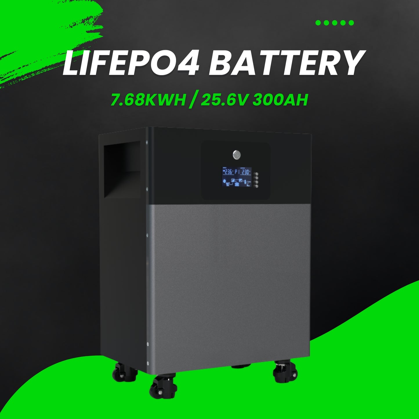 7.68KWh LiFePO4 Battery - IPV Solar