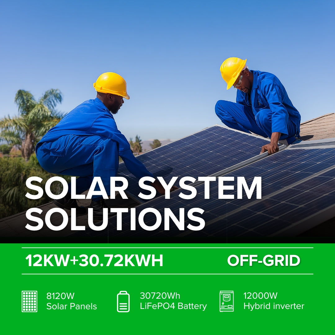 12KW+30.72KWH Solar System Solutions - IPV Solar