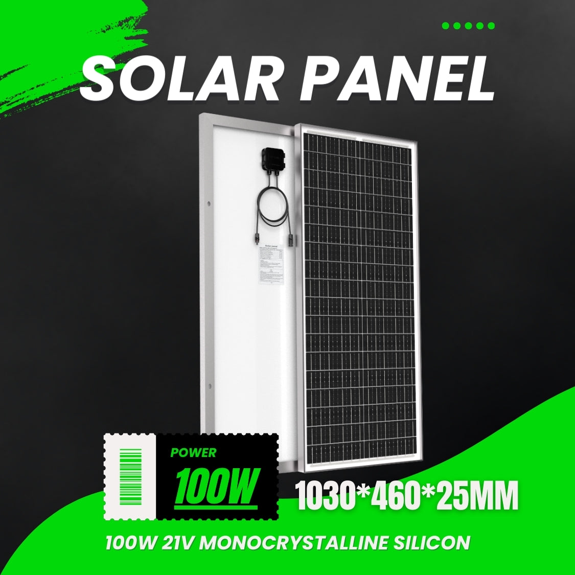 100w 1030x460x25mm - IPV Solar