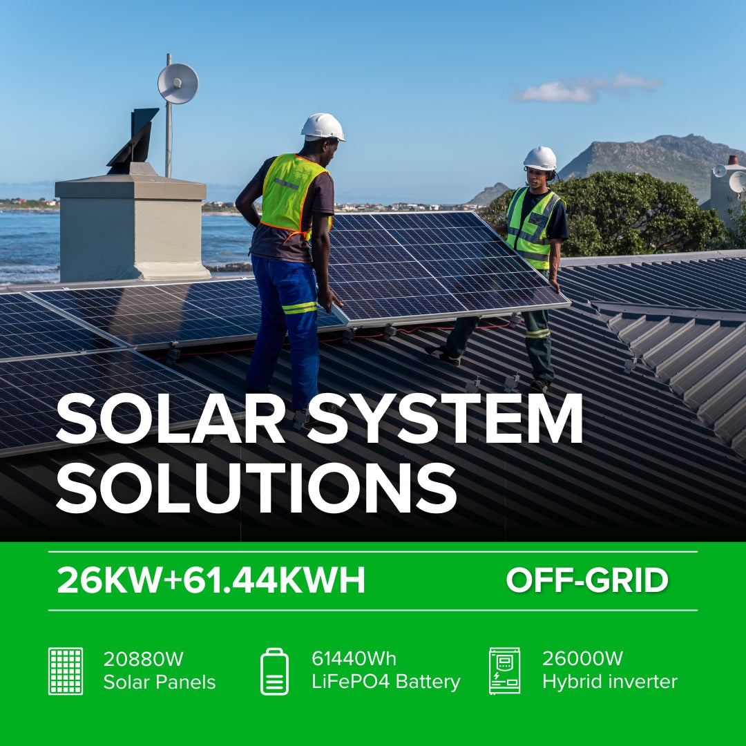 26KW+61.44KWH Solar System Solutions - IPV Solar
