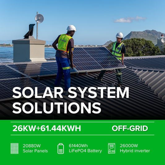 26KW+61.44KWH Solar System Solutions - IPV Solar