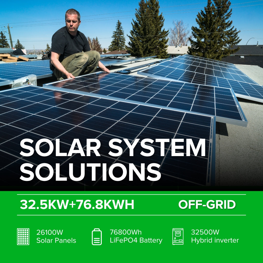 32.5KW+76.8KWH Solar System Solutions - IPV Solar