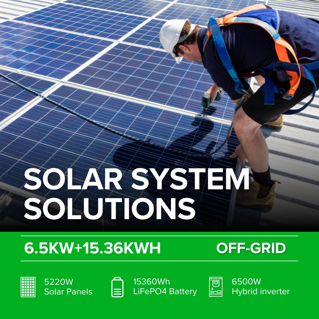 6.5KW+15.36KWH Solar System Solutions - IPV Solar